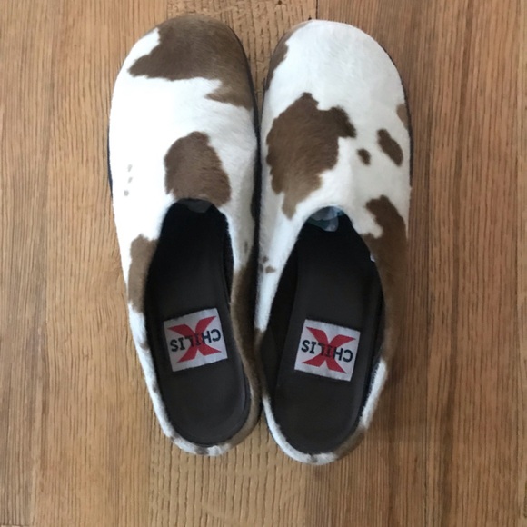 Cow print mules - Picture 1 of 5
